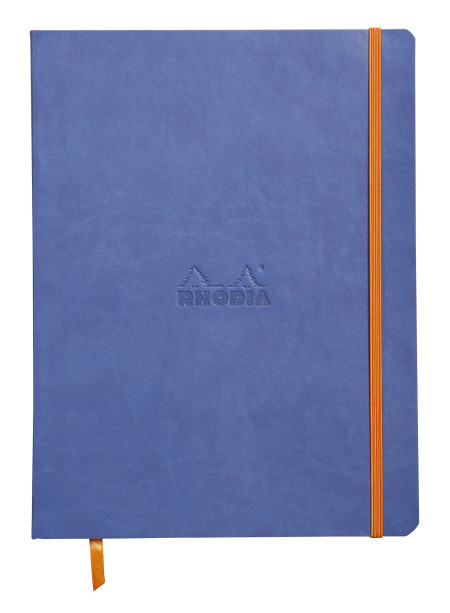 Rhodia Softcover Notebook - Large - Sapphire Blue - Dotted